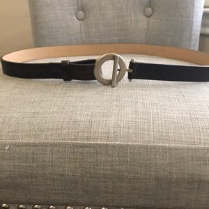 Brown leather belt-Banana Republic